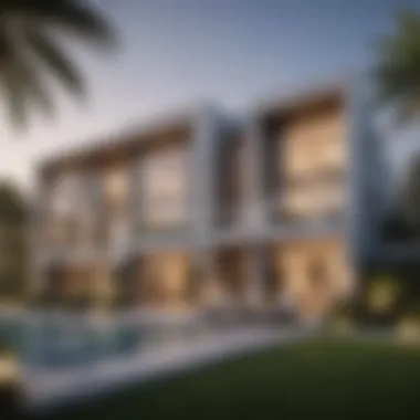 Luxurious exterior of Dubai Hills Sidra 1 showcasing modern architecture