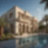 Elegant architectural design of Umm Al Sheif Villas