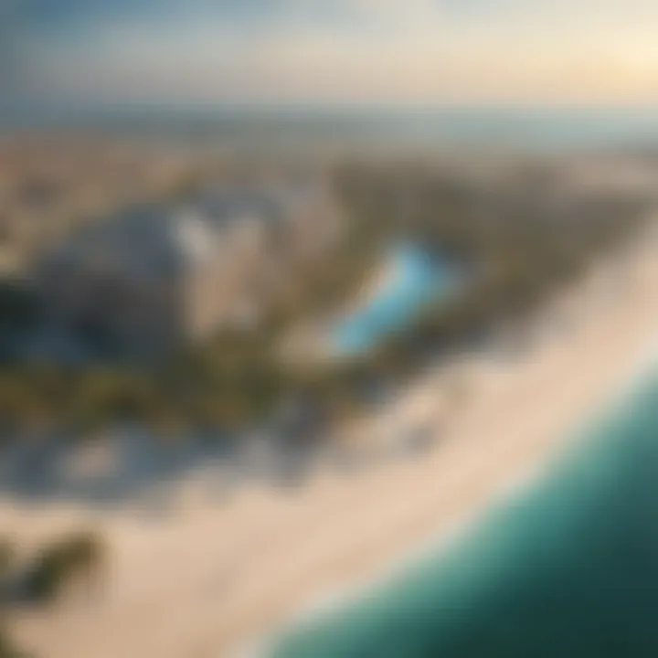 Panoramic view of Palm Jumeirah