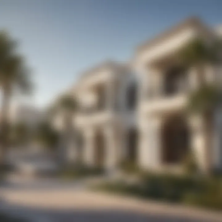 An elegant residential community adjacent to Jumeirah Golf, highlighting luxury living.