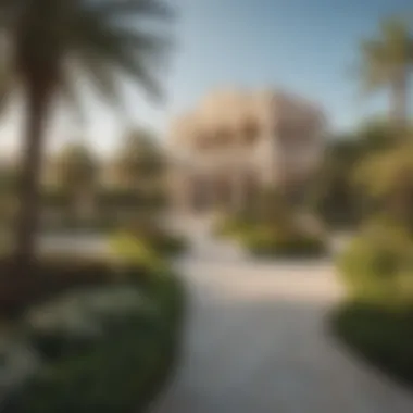 Exquisite Landscaping of Villa Gardens Beautifully landscaped garden surrounding a villa