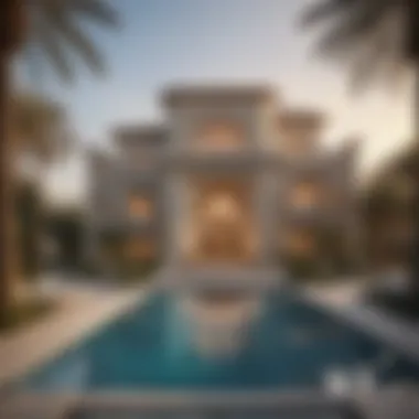 Stunning exterior view of Dubai's most expensive villa