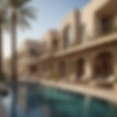 Community lifestyle scene in Tilal Al Ghaf, reflecting the blend of luxury and outdoor living